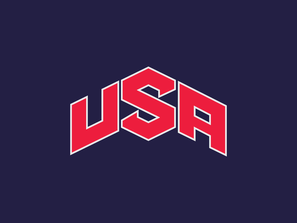 USA National Team uniforms and typeface